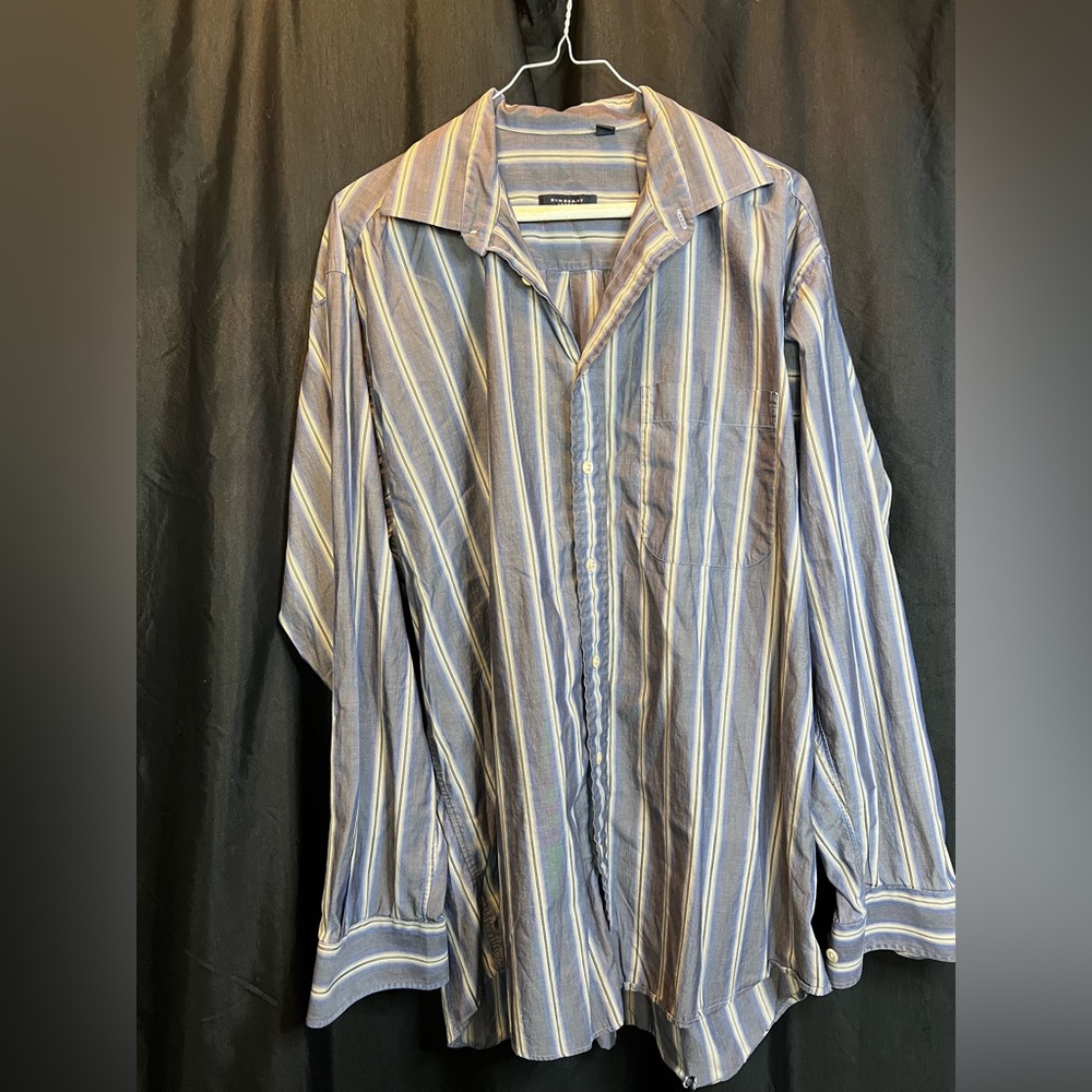 Burberry Large Ling Sleeve Striped Shirt